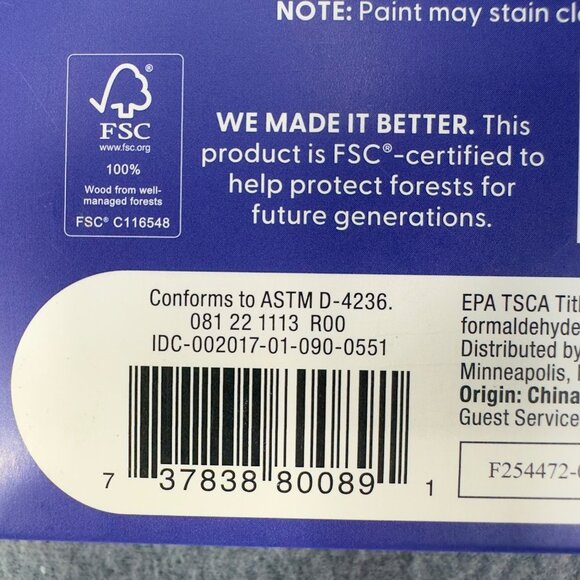 Mondo Llama Paint-Your-Own Wood Animals Kit With Paints And Brushes New - Picture 7 of 11